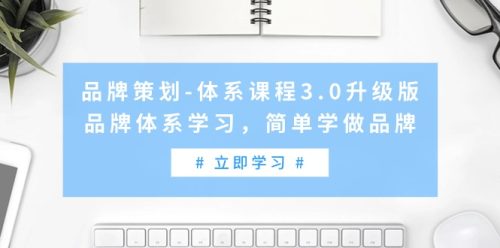 （9284期）品牌策划体系课程3.0升级版，品牌体系学习，简单学做品牌