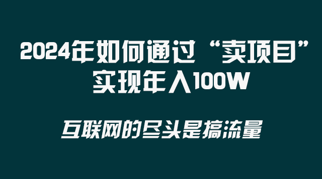 fy2237期-2024年如何通过“卖项目”实现年入100W