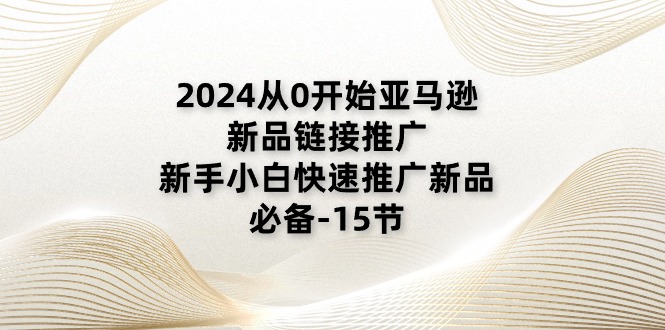 FY4321期-2024从0开始亚马逊新品链接推广，新手小白快速推广新品的必备（15节）