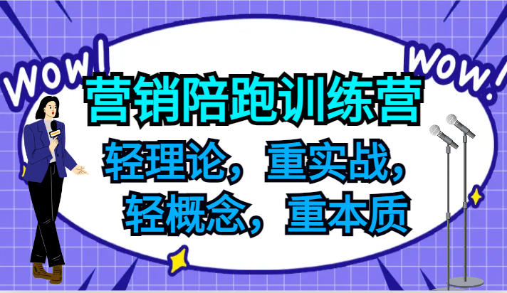 FY4671期-营销陪跑训练营，轻理论，重实战，轻概念，重本质，适合中小企业和初创企业的老板