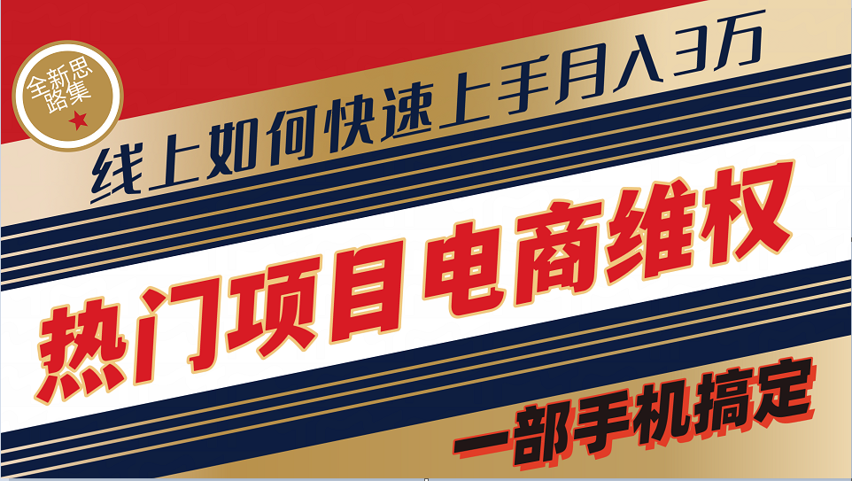 FY4150期-普通消费者如何通过维权保护自己的合法权益线上快速出单实测轻松月入3w+