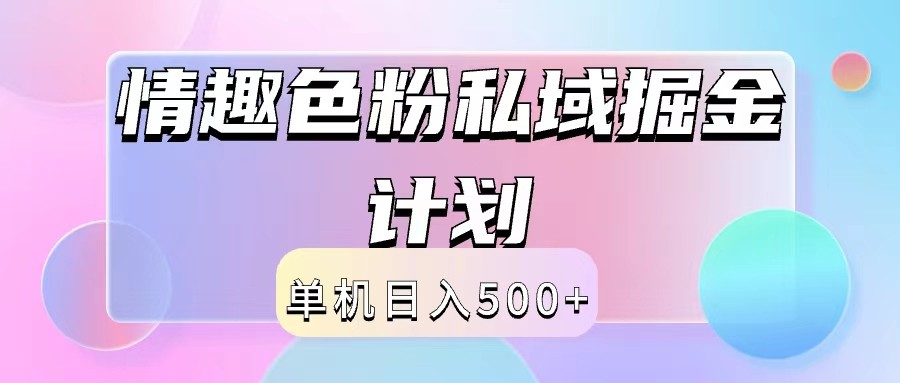 FY4224期-2024情趣色粉私域掘金天花板日入500+后端自动化掘金