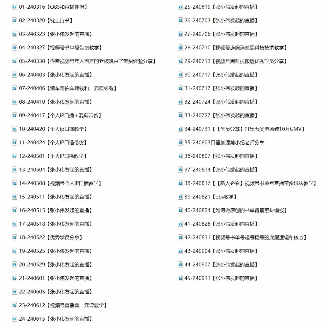 （12612期）2024视频号最新带货实战课：无人直播/书单号卖货/个人IP口播 (附资料素材)